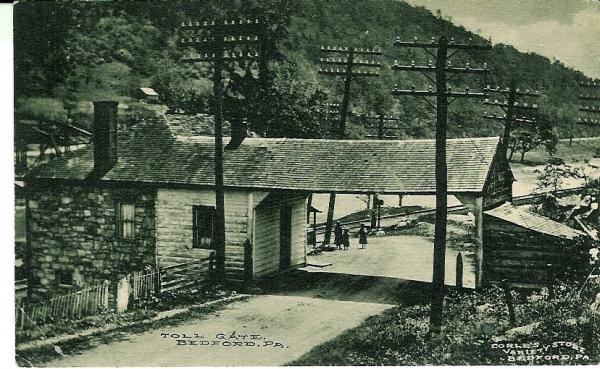 Image of the toll gate in Bedford, Pennsylvania