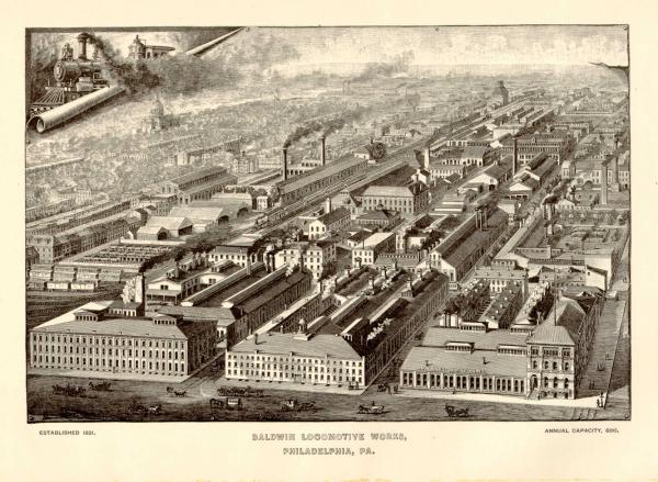 Exterior image of the entire Philadelphia works 