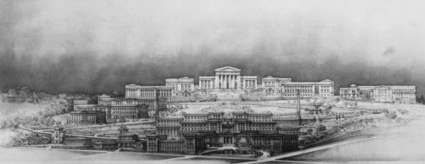 Drawing for the Acropolis Plan, 1909.


 