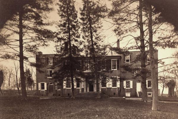 Wheatland Front Facade, ca 1860s-1870s.