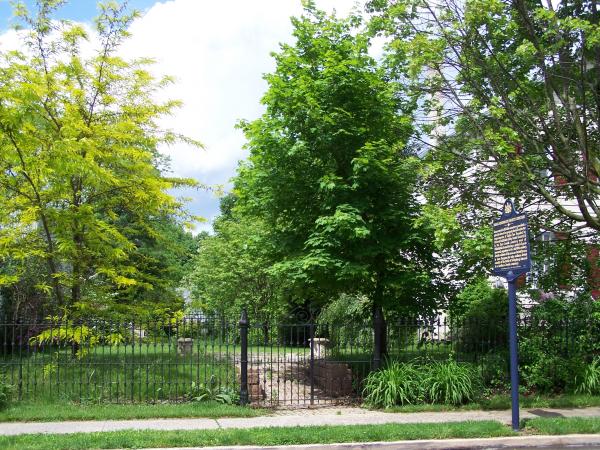 Entrance to the Israel Benevolent Society Cemetery - Chambersburg, PA