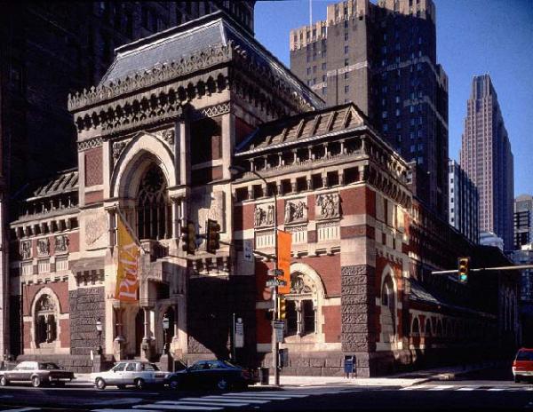 Exterior color photograph of PAFA