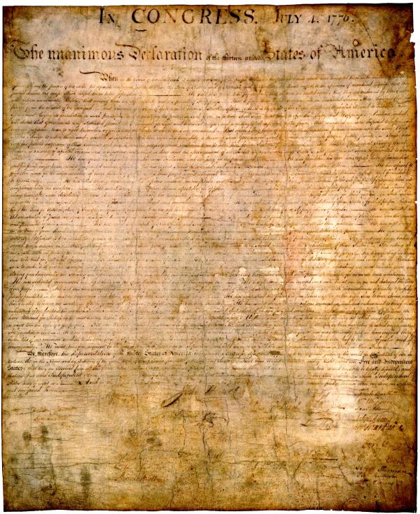 Original Declaration of Independence 
