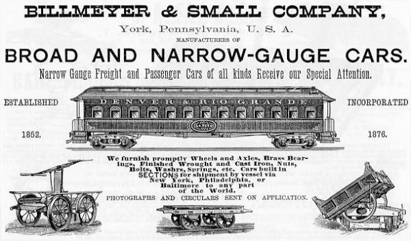 Billmeyer and Small advertisement