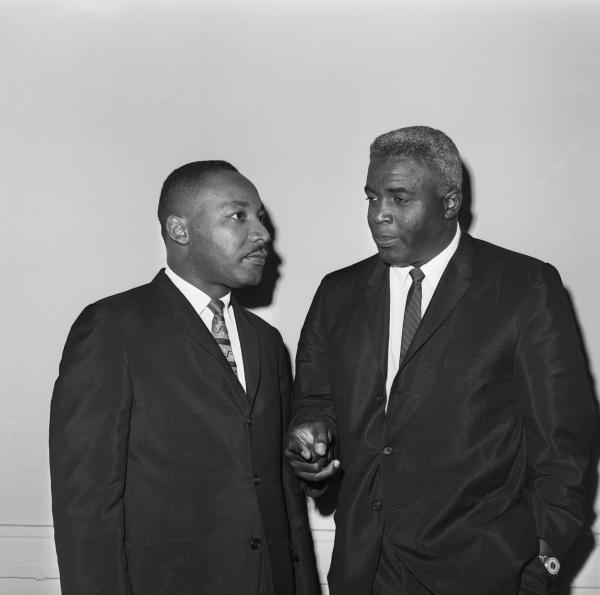 Jackie Robinson and Martin Luther King Jr.