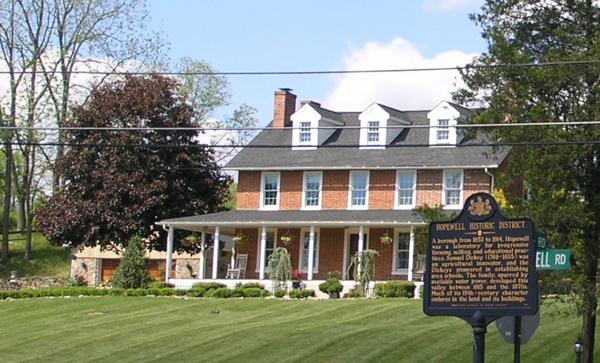 Landscape photo of Hopewell historic district