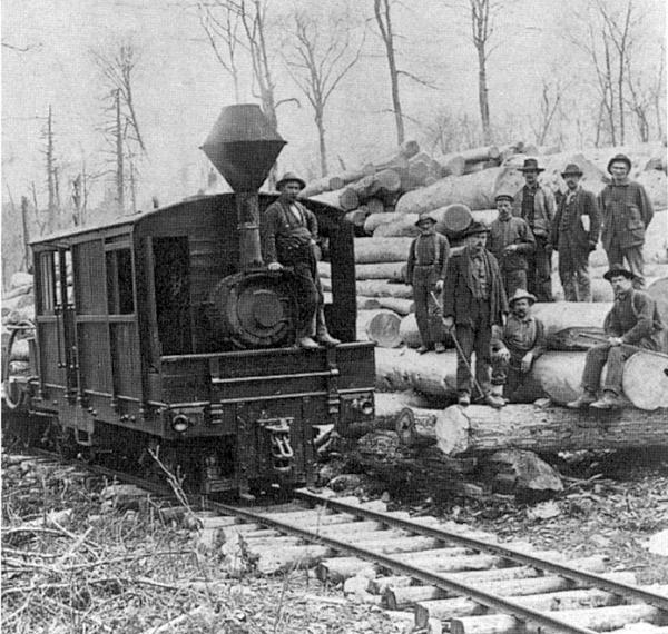 5-mile logging train 