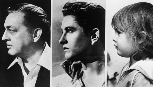 Profiles of three of the Barrymore Clan, John, John Jr., and Drew.