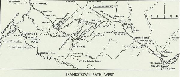 Frankstown Path, west