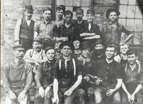 Photograph of Homestead Steelworkers, Circa 1890.