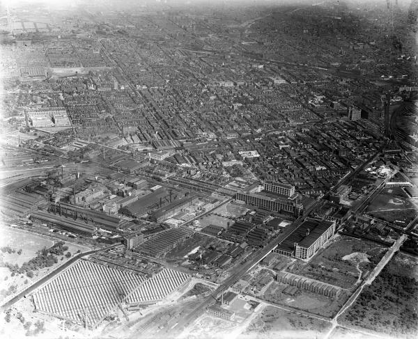 Aerial view of The Midvale Steel and Ordnance Company, Nicetown Plant, Philadelphia, Pa.