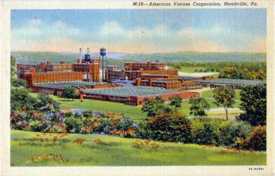Color postcard of the complex.
