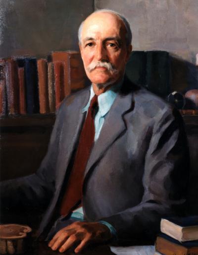 Oil on canvas of Gifford Pinchot.