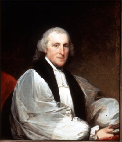 Oil on canvas of Bishop William White.