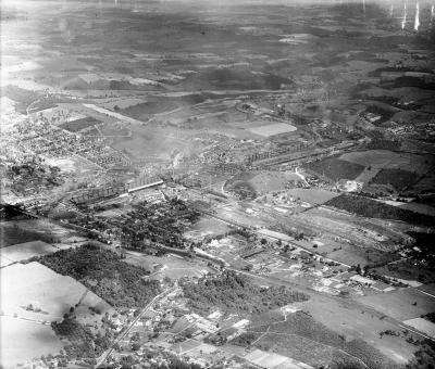 Aerial view of the The Midvale Steel and Ordnance Company, Coatesville Plant. 