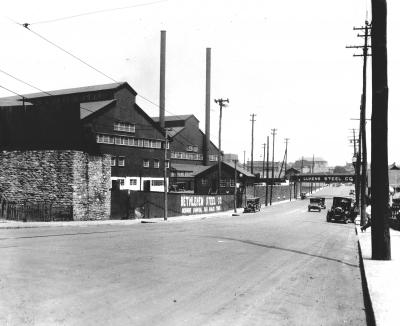 Midvale Steel and Ordnance Company, Coatesville Plant, street view.