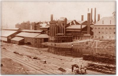 Lackawanna Iron and Steel Company's Blast Furnaces at Scranton, 1892.