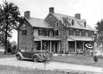 Exterior of the Pearl Buck residence, Bucks County, 1935.