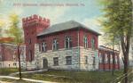 Exterior, front facade, Allegheny College Gymnasium, Meadville, Crawford County, PA, 1913.