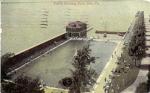 Postcard of the Public Bathing Pool in Erie, PA, circa 1914. 
