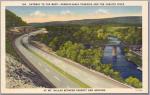 Gateway to the west - Pennsylvania Turnpike and the Juniata River at Mt. Dallas between Everett and Bedford.'