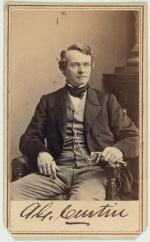 A photograph of Pennsylvania Governor Andrew Curtin, c. 1860.