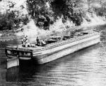 A typical canal boat, built to transport anthracite on the Schuylkill Canal.