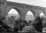 Black and white photograph of the Tunkhannock Viaduct
