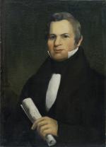 Oil on canvas of Governor Joseph Ritner, (December 15, 1835 - January 15, 1839), c. 1835, Unidentified Artist