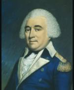 Pastel on paper of Anthony Wayne, head and shoulders, in military uniform.'