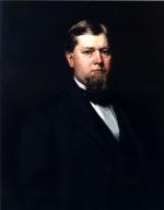 Oil on canvas of Henry M. Hoyt.'