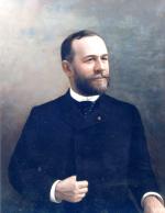 Oil on canvas of James A. Beaver. 