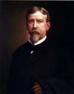 Oil on canvas of Daniel H. Hasting.