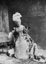 Louisa Drew in Costume as Mrs. Malaprop.