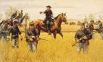 <i>Custer at Hanover,</i> painting by Dale Gallon.
