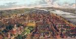 Bird's eye view of the City of Harrisburg, Pa. 1855. Drawn on stone from nature, J. T. Williams. Lith. and printed in colors by E. Sachse and Company.  