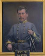 Oil on canvas painting of Colonel Elijah V. White