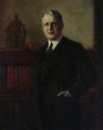 Oil on canvas of the <i>James J. Davis,</i> official portrait of the Secretary of Labor, March 5, 1921 to November 30, 1930.