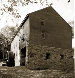 Sepia photo of the restored mill as it appears today.