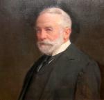 Oil on canvas of Henry Frick.