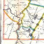 Map of Washington County in 1790, before its division.