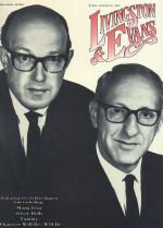 Cover of the sheet music with photograph of Livingston and Evans