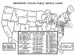 National map of Mennonite CPS camps